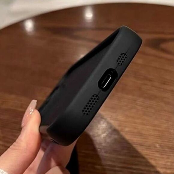 For iPhone 14 Pro Max Silicone Rubber Black Case Camera Protection Anti-Scratch - Picture 4 of 8